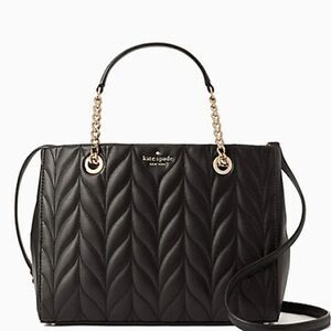 Kate Spade Briar Lane Quilted Black Satchel